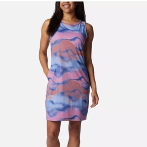 NWT Columbia Chill River Printed Dress Outdoor Hiking Athleisure